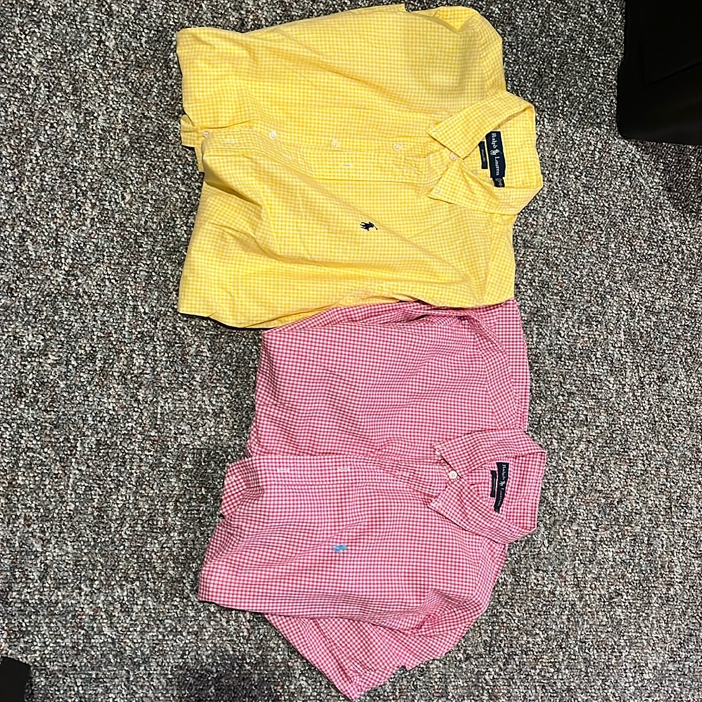 Two like new Ralph Lauren classic fit size extra large